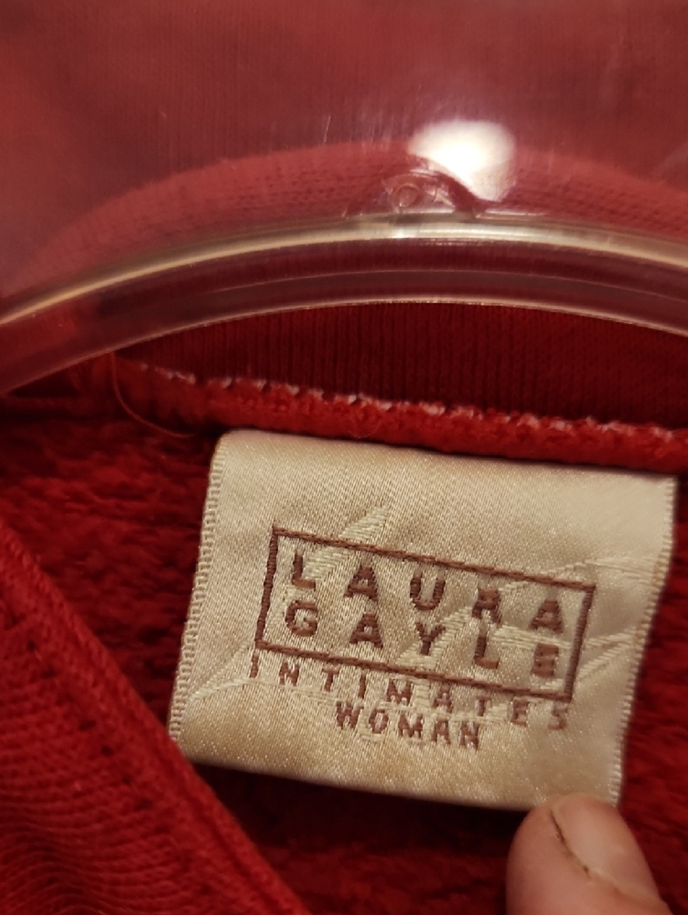 Laura Gayle 50s Style Snap Red 3/4 Sleeve Shirt Fleece Coat - Picture 2 of 11